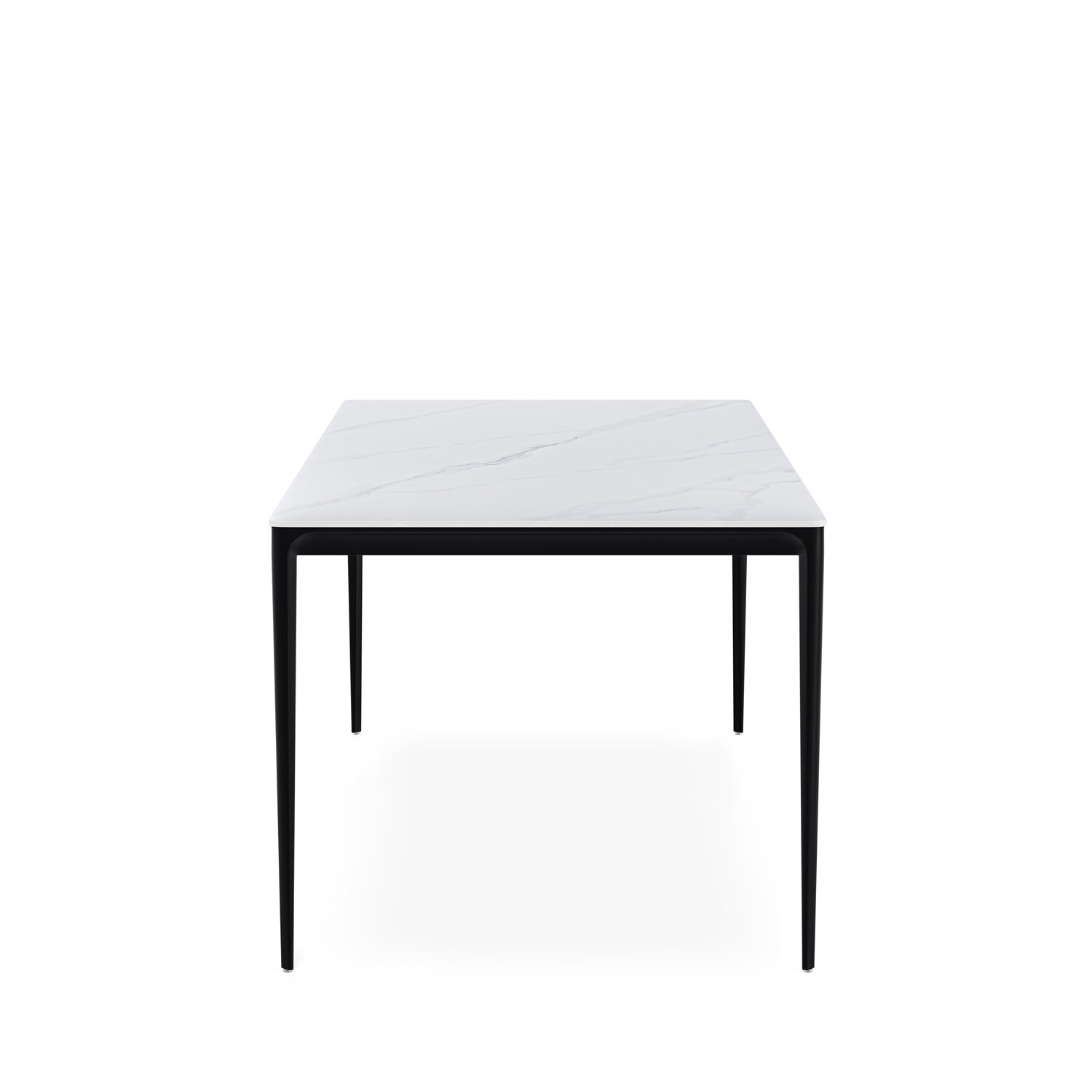 Mesa fija ARYA 180 blanco/negro - Image 3