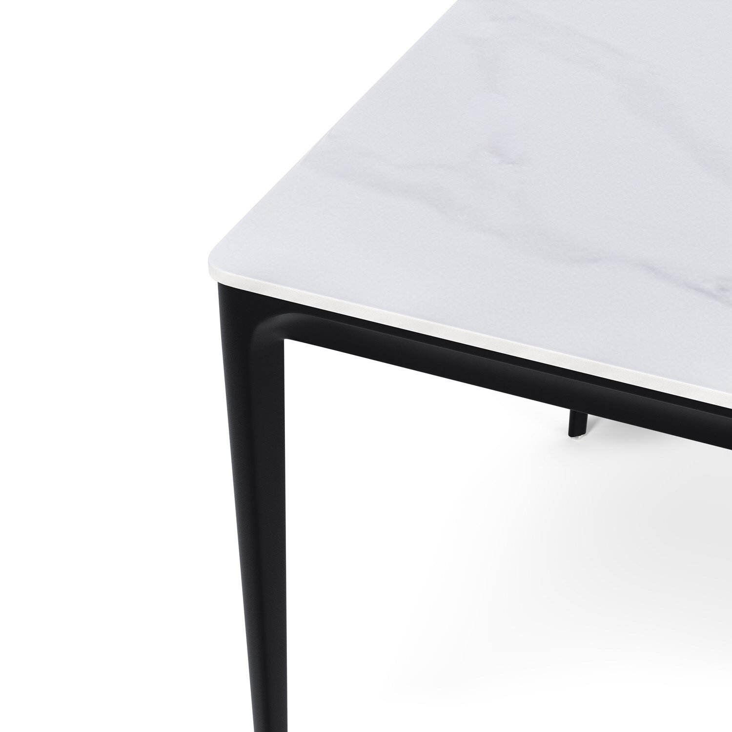 Mesa fija ARYA 180 blanco/negro - Image 5