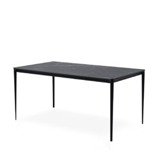 Mesa fija ARYA 180 negro/negro
