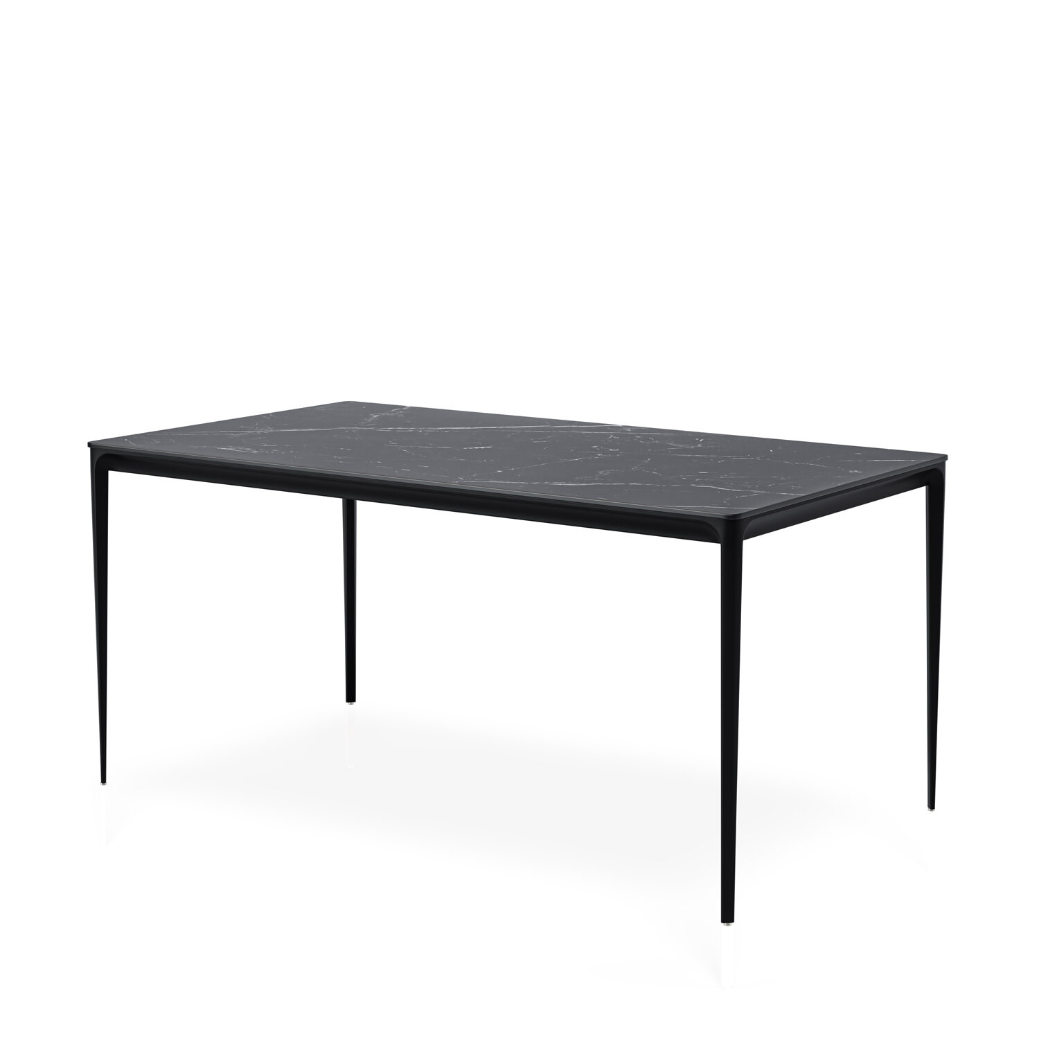 Mesa fija ARYA 180 negro/negro