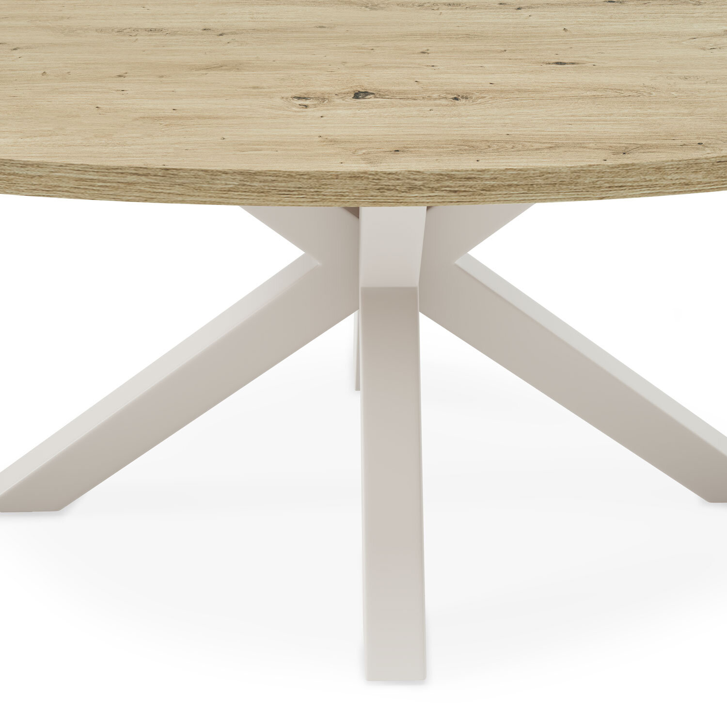 Mesa fija SANDY ovalada roble/beige - Image 6