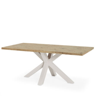 Mesa SANDY rectangular 180 roble/beige