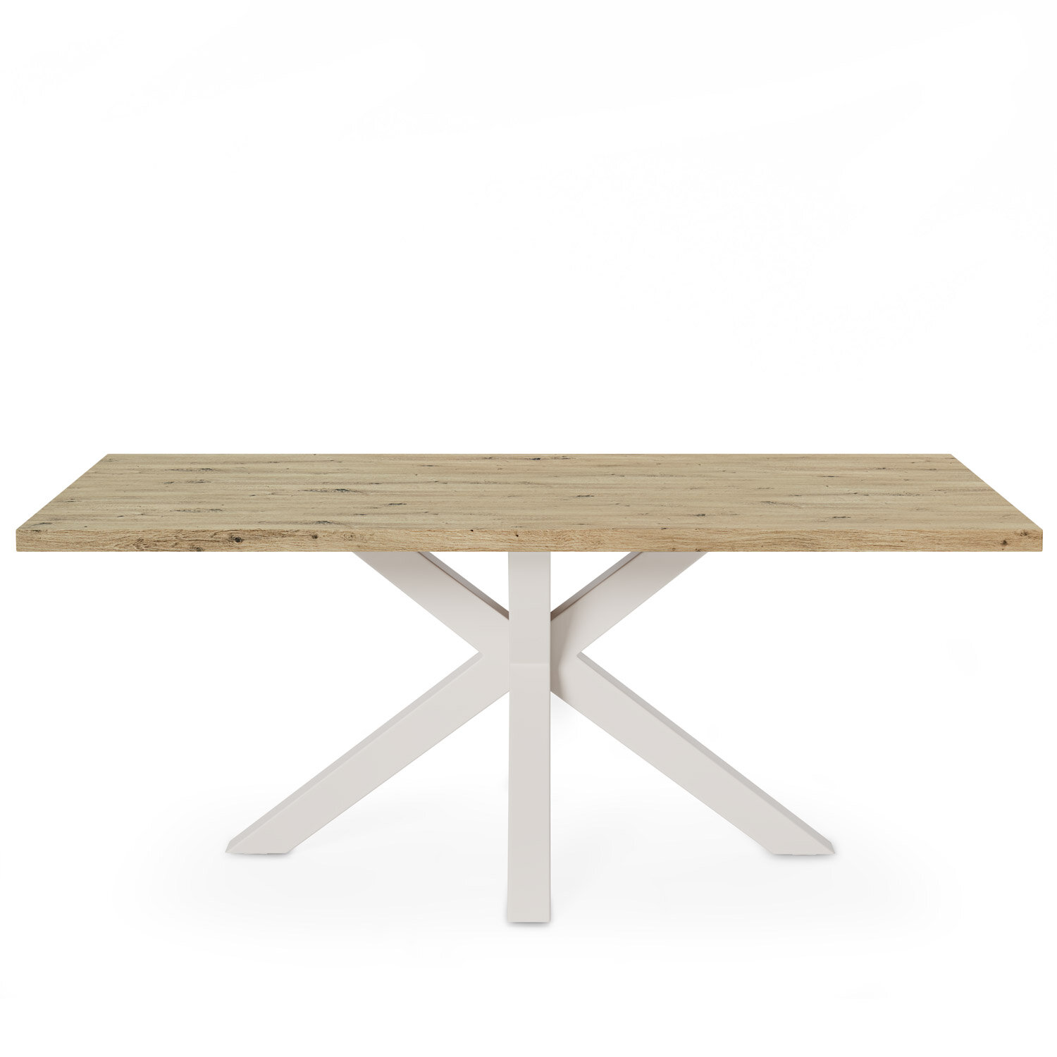 Mesa SANDY rectangular 180 roble/beige - Image 2