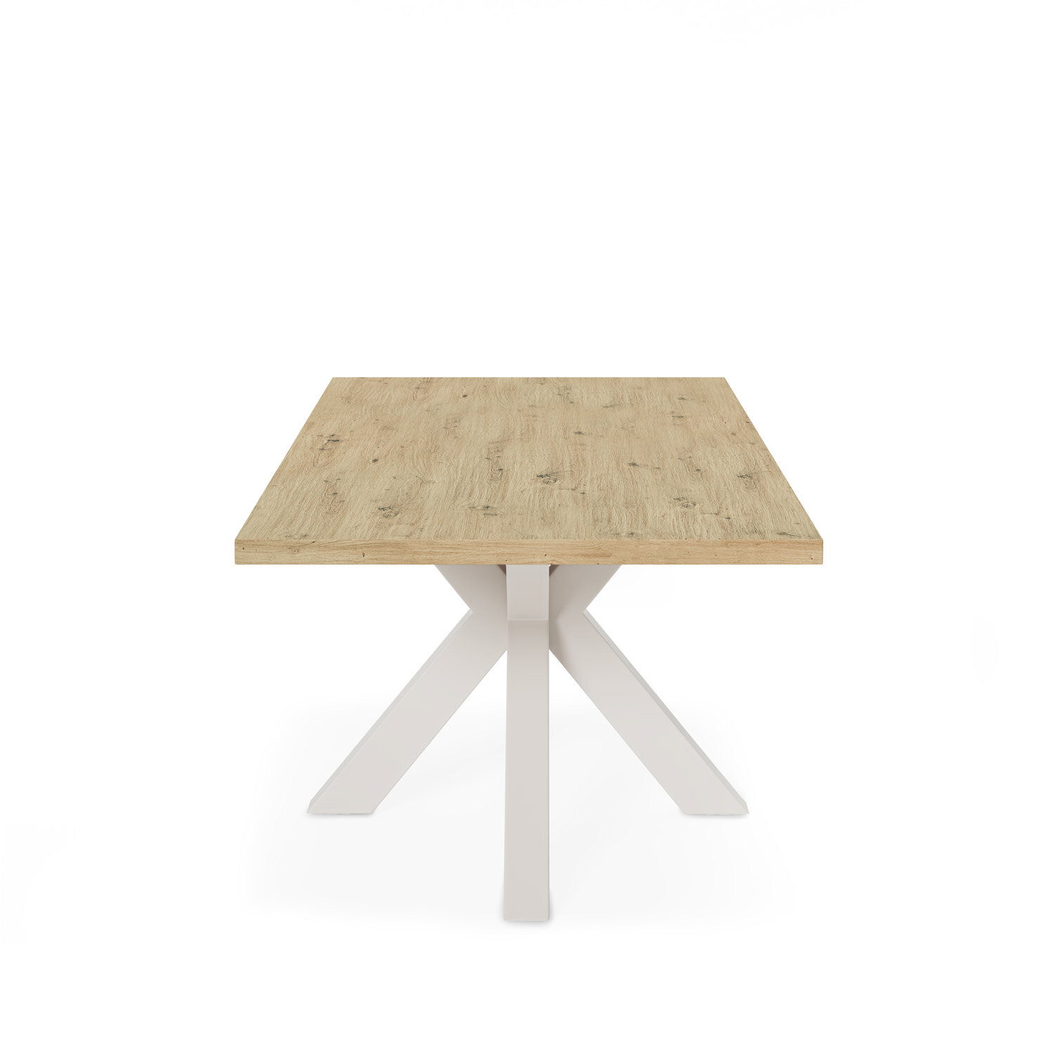 Mesa SANDY rectangular 200 roble/beige - Image 3