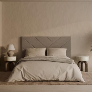 Mesita ARNOLD beige brillo/nogal