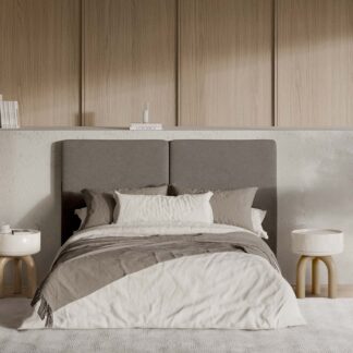 Mesita ARNOLD beige brillo/roble