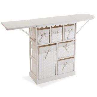 MUEBLE C/ CESTAS  BLANCO BASIC