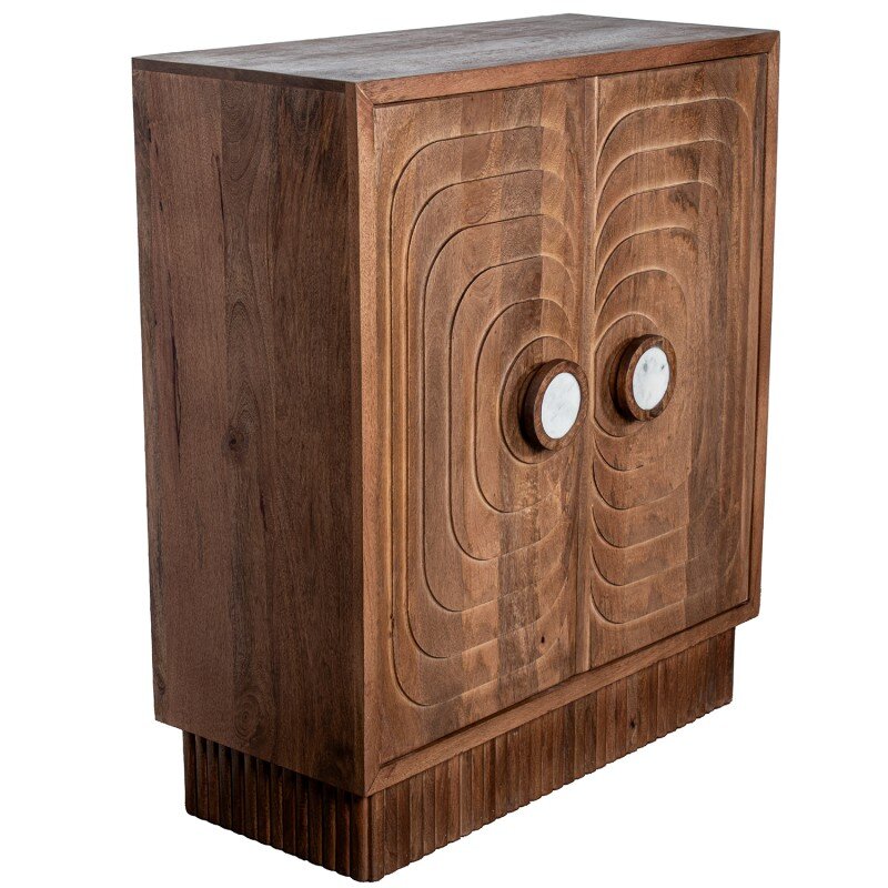 Mueble Entrada Madera Mango 2 Puertas 91x43x106cm - Image 8