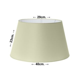 Pantalla Redonda 40x29x23 Cm(percal) Ø40xø29x23cm