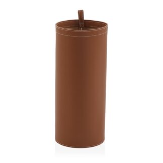 PARAGUERO DE CUERO TERRACOTA