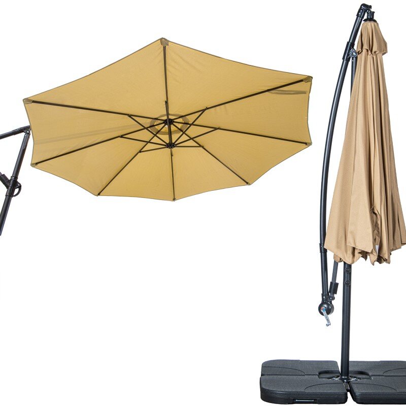 Parasol Acero/ Poliéster, Base Lastre No Incluída Ø2,7m, Tela Poliéster 180g - Image 3