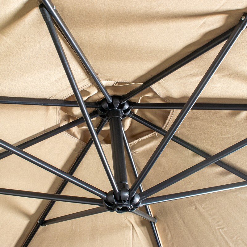 Parasol Acero/ Poliéster, Base Lastre No Incluída Ø2,7m, Tela Poliéster 180g - Image 5