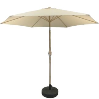 Parasol Acero/poliéster, Inclinable, Base No Incluida Ø270x245cm Poliéster 180g