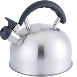 Pava Acero 2,5l C/silbador Apto Para Gas,vitro,inducc.,elec 21x18,5x20cm