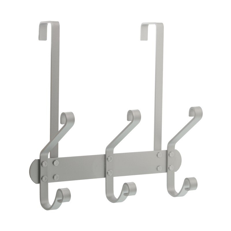 Percha Puerta Cromada 3 Ganchos 24,5x9x25,5cm