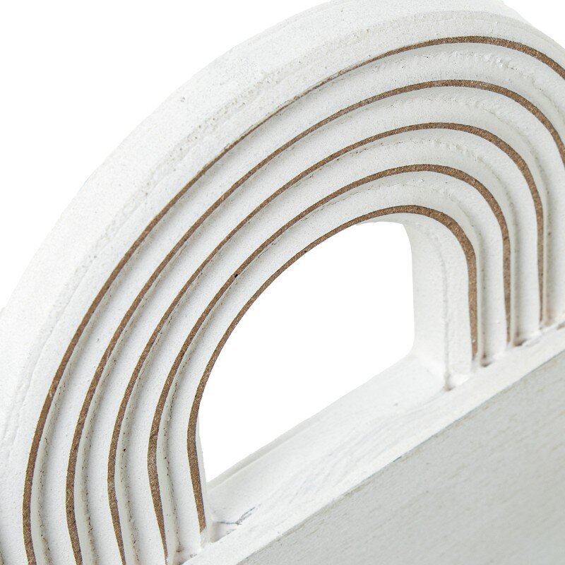 Perchero Pared Madera C/5 Ganchos Blanco/natural Arcos 80x4x16cm - Image 6