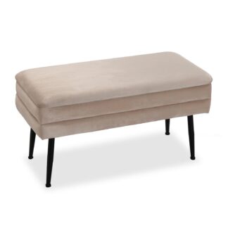 PIE DE CAMA  BEIGE