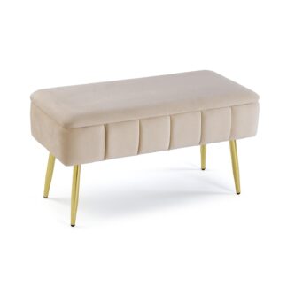 PIE DE CAMA SOGNO BEIGE