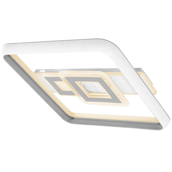 Plafon 80w Sucre 3000-4000-6500k Blanco/gris Cuadrado 7x51x51 Cm 7600lm Reg.intens. C.remoto Y Memoria - Image 2