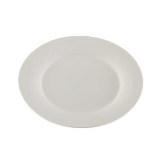 PLATO POSTRE  REDONDO BLANCO