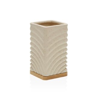 PORTACEPILLOS BEIGE ONDAS