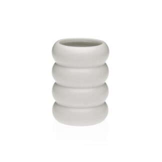PORTACEPILLOS ONDULADO EN BLANCO