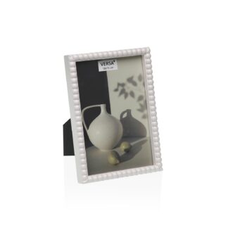 PORTAFOTO CUENTAS BLANCAS 10x15