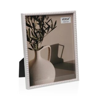 PORTAFOTO CUENTAS BLANCAS 20 X 25