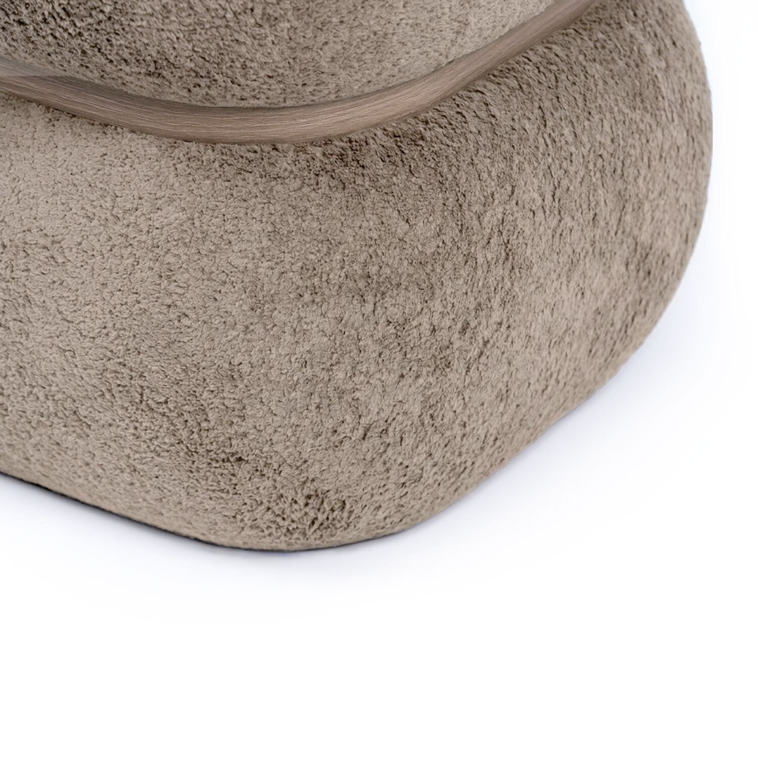 Puff GEORGE taupe - Image 3