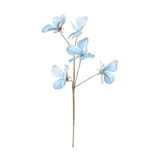 Rama Mariposas Celestes Poliéster 35cm