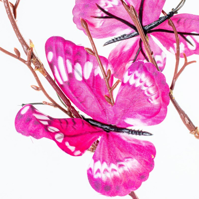 Rama Mariposas Fucsia Poliéster 92cm - Image 4