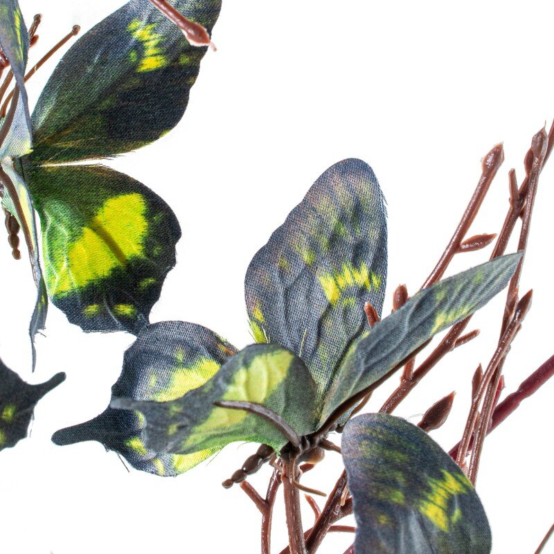 Rama Mariposas Verde/amarillas Poliéster 92cm - Image 3