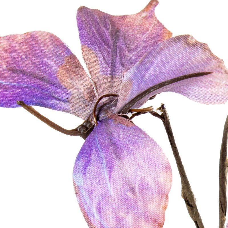 Rama Mariposas Violetas Poliéster 35cm - Image 4