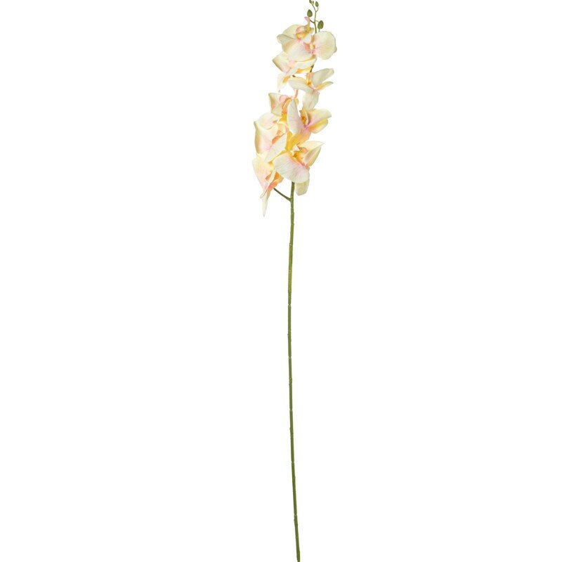 Rama Orquídeas Amarilla Poliéster 100cm