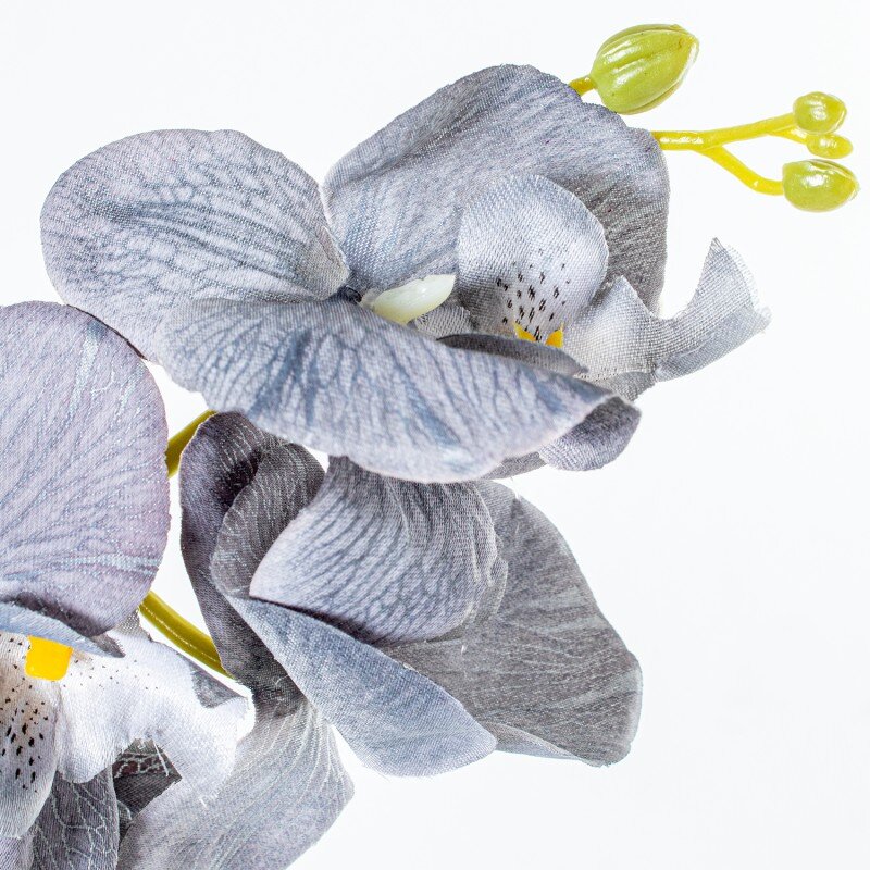 Rama Orquídeas Gris Poliéster 100cm - Image 4