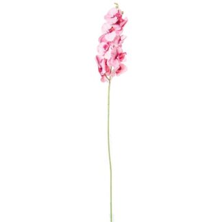 Rama Orquídeas Rosa Poliéster 100cm