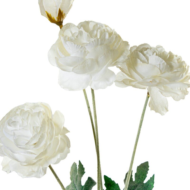 Ramo Flores Blancas Poliéster 58cm - Image 3