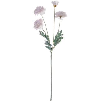 Ramo Flores Rosa Poliéster 58cm