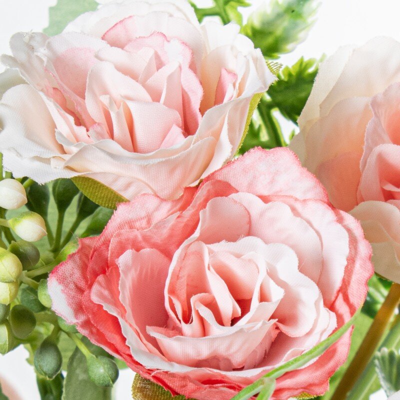 Ramo Flores Rosas Poliéster 27cm - Image 4