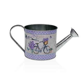 REGADERA 26 CM AZUL CON LAVANDA