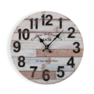 RELOJ DE PARED MADERA 29CM
