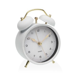 RELOJ DESPERTADOR BLANCO 9,7CM