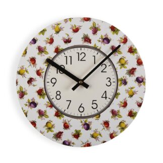 RELOJ MADERA STRAWBERRY 29CM