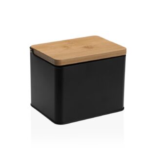 SALERO NEGRO C/ TAPA DE MADERA