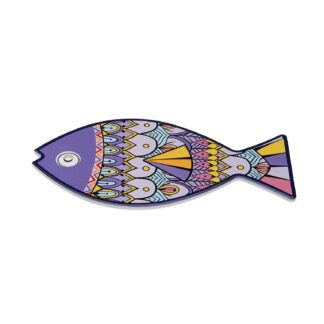 SALVAMANTEL FORMA PEZ VIOLETA
