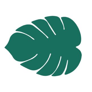 SALVAMANTEL HOJA TURQUESA