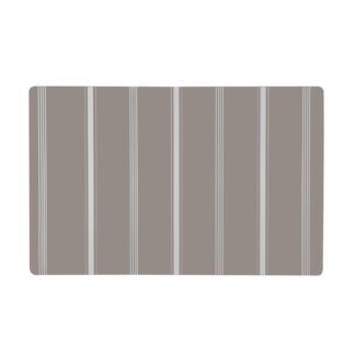 SALVAMANTEL MARRON RAYAS BLANCAS