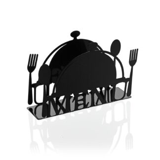 SERVILLETERO "MENU" METALICO
