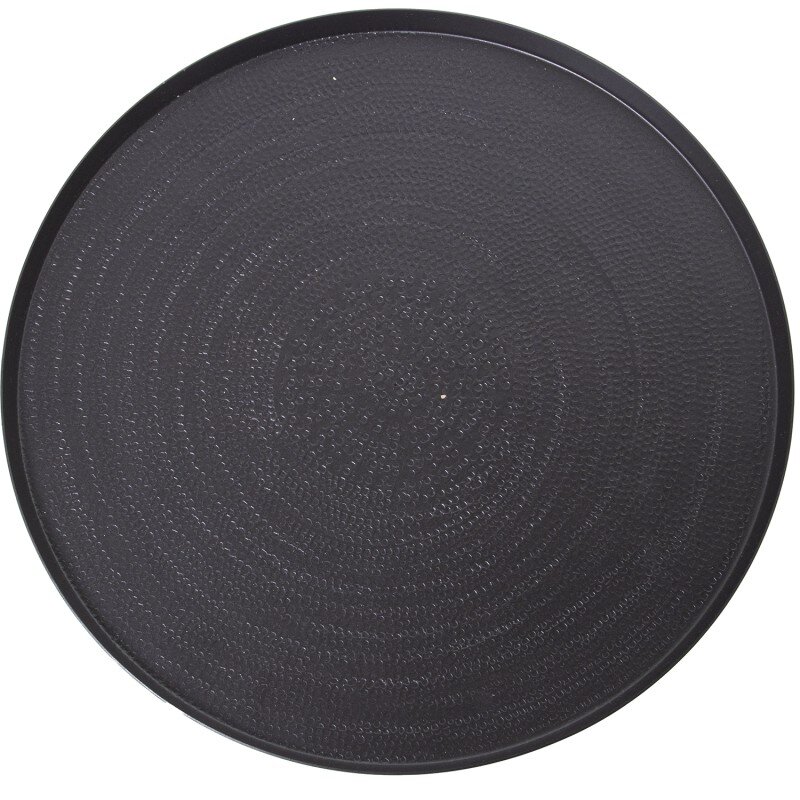 Set 2 Bandejas Aluminio Tallado Negro Ø23+ø38cm - Image 5