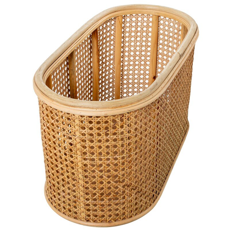 Set 2 Cajas Almacenamiendo Ratán Natural 52x25x30+60x30x38cm - Image 6